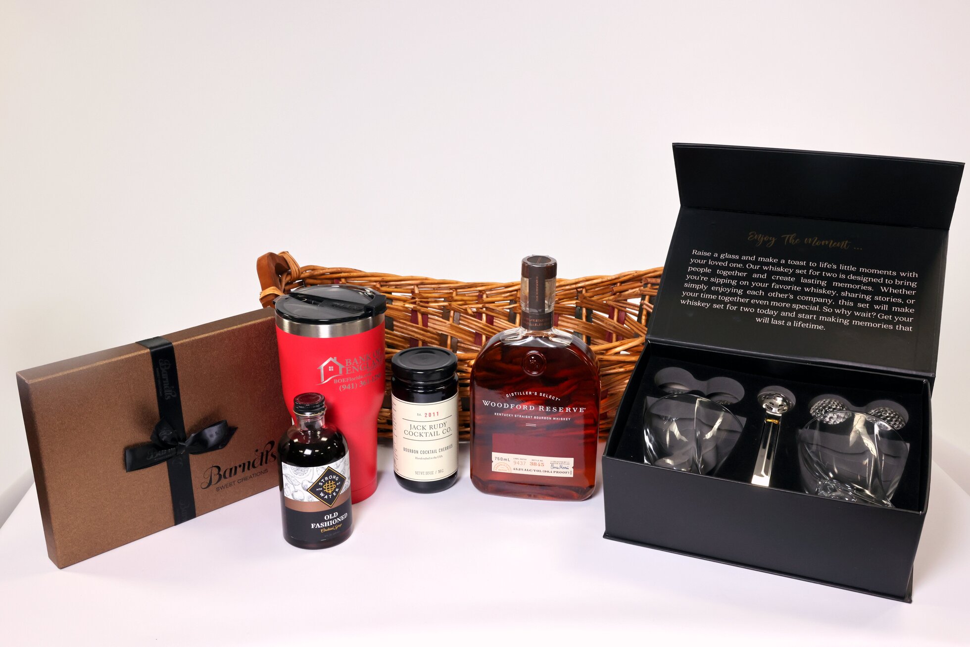 Woodford Reserve Bourbon basket